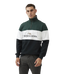 Rodd & Gunn - Foresters Peak Quarter Zip Rugby Sweatshirt - Forest, White & Black