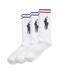 Polo Ralph Lauren - Ralph Lauren - 3 Pack Cotton Rib Crew Sock - White