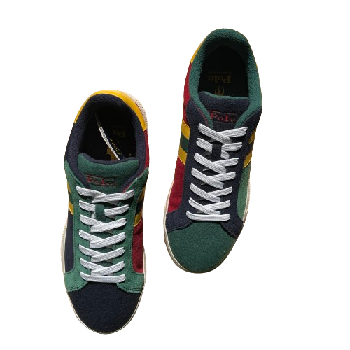 Polo Ralph Lauren - Heritage Court II - High Top Lace Sneakers - Colorblock (Navy)