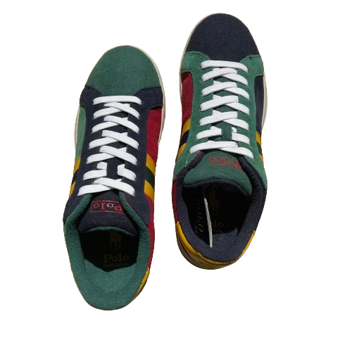 Polo Ralph Lauren - Heritage Court II - High Top Lace Sneakers - Colorblock (Navy)