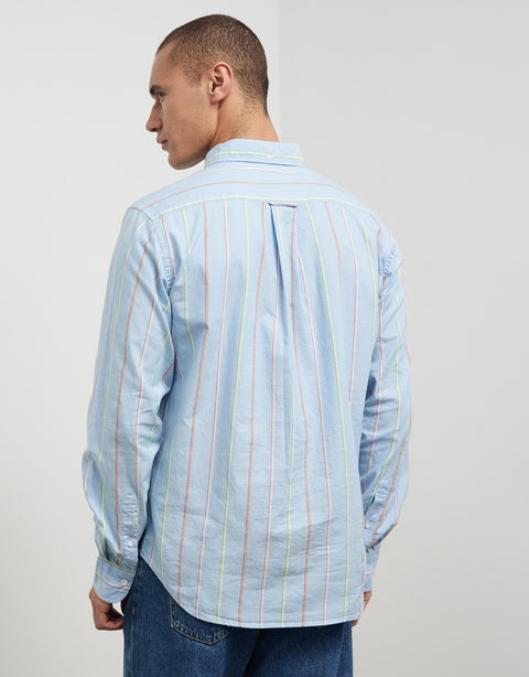 GANT - Oxford Shirt - UT Archive Stripe - Capri Blue