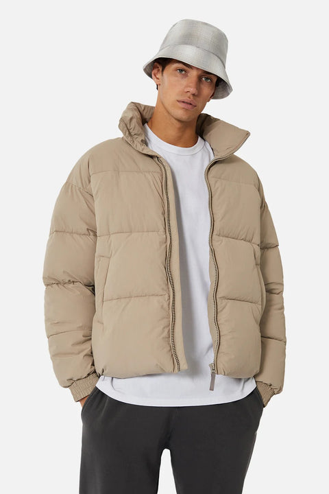 Industrie - The Regent Puffer Jacket - Latte