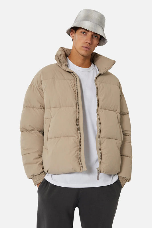 Industrie - The Regent Puffer Jacket - Latte