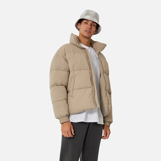 Industrie - The Regent Puffer Jacket - Latte
