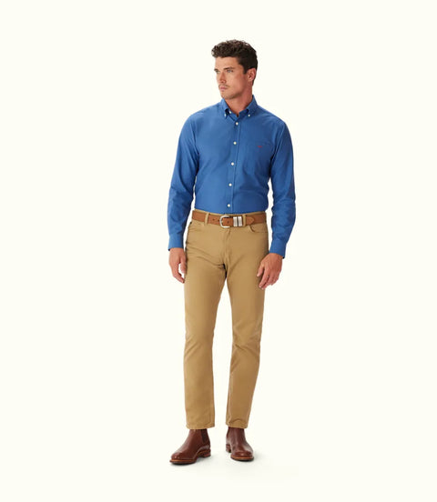 R.M.Williams - Regular Oxford Shirt - Bright Blue