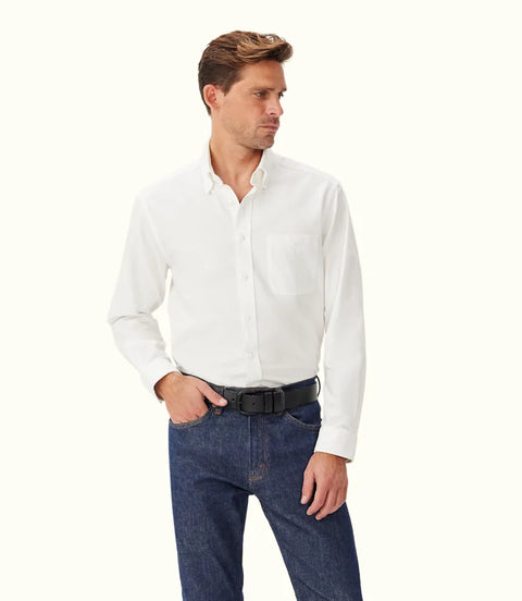 R.M.Williams - Regular Oxford Shirt - White