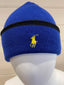 Reversible Beanie - Black and Royal Blue