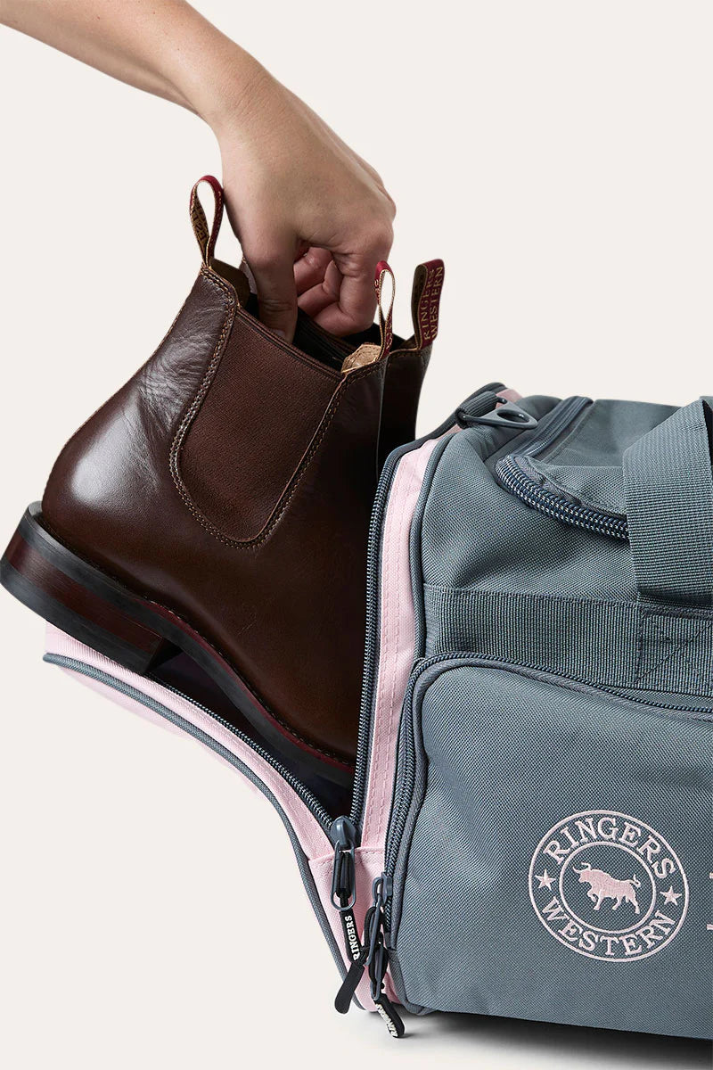 Ringer Western - Rider Go Sports Bag - Black/Army | Char/Pastel Pink | Navy/Brown