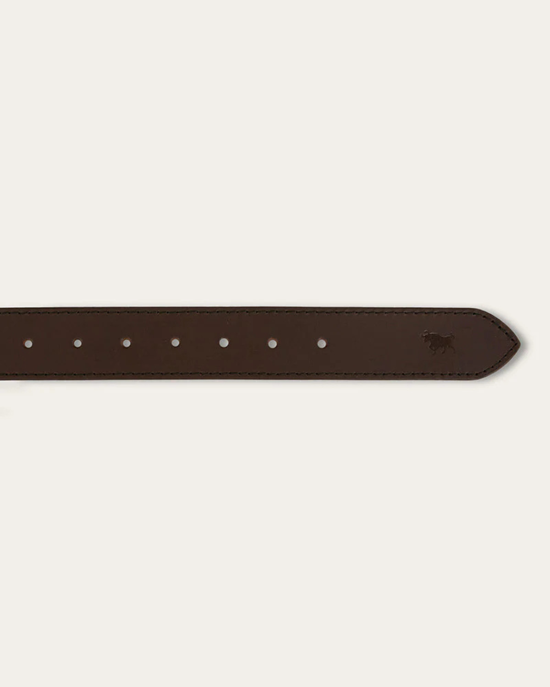 Ringers Western - James Belt - Dark Brown/ Silver