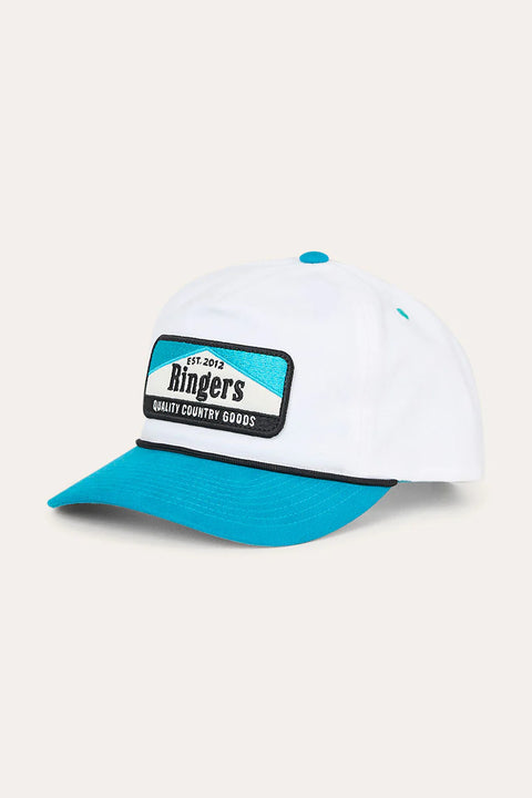 Ringers Western - Rangers Roadhouse Cap - Off White/Teal
