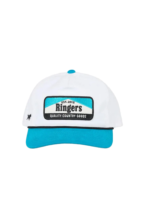 Ringers Western - Rangers Roadhouse Cap - Off White/Teal