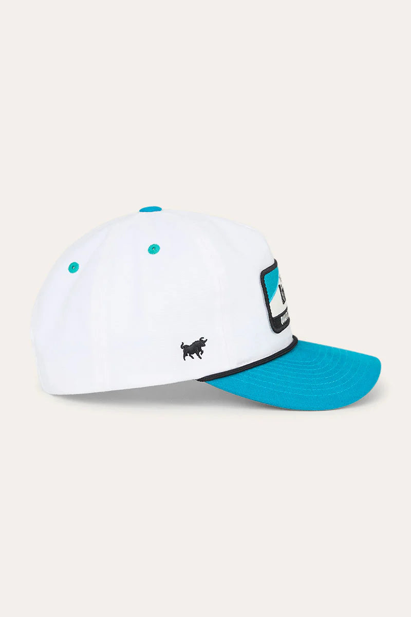 Ringers Western - Rangers Roadhouse Cap - Off White/Teal