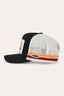 Ringers Western - Rodeo Club Deep Fit Trucker Cap - Black Off White