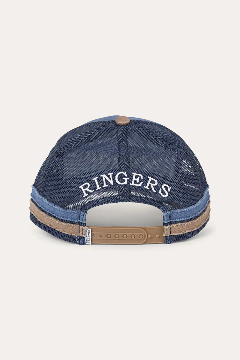 Ringers Western - Worn Out Deep Fit Trucker Cap - Clay Blue