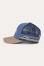 Ringers Western - Worn Out Deep Fit Trucker Cap - Clay Blue