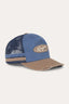 Ringers Western - Worn Out Deep Fit Trucker Cap - Clay Blue