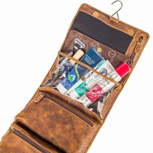 Indepal - Rockcliff Hanging Toiletry Bag - Crazy Horse Tan