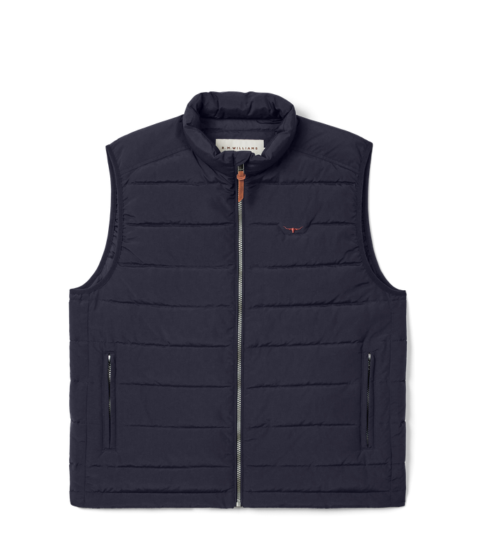 R.M.Williams - Rydal Padded Vest - Navy
