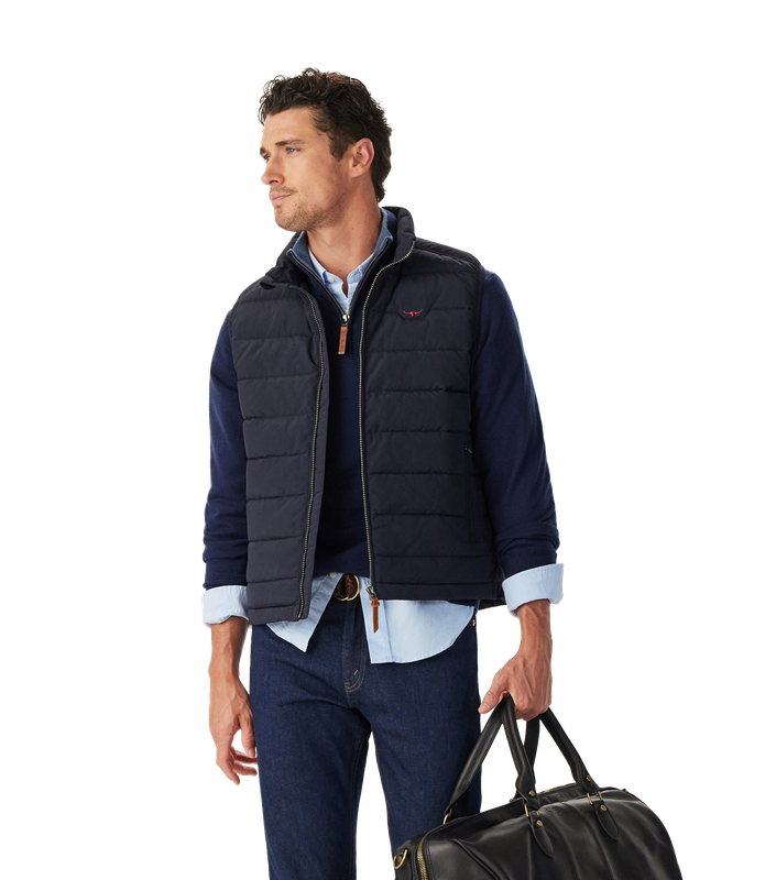 R.M.Williams - Rydal Padded Vest - Navy