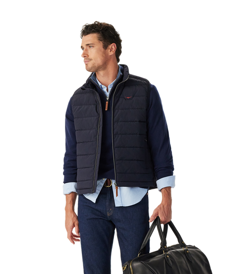 R.M.Williams - Rydal Padded Vest - Navy