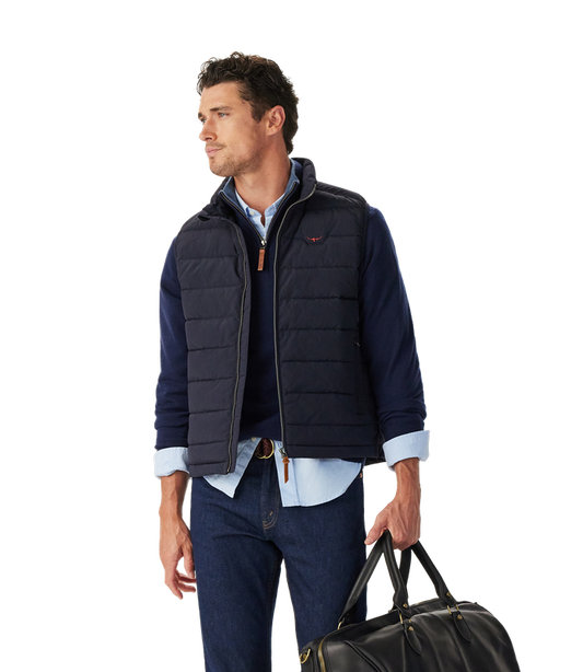 R.M.Williams - Rydal Padded Vest - Navy