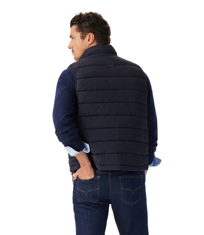 R.M.Williams - Rydal Padded Vest - Navy