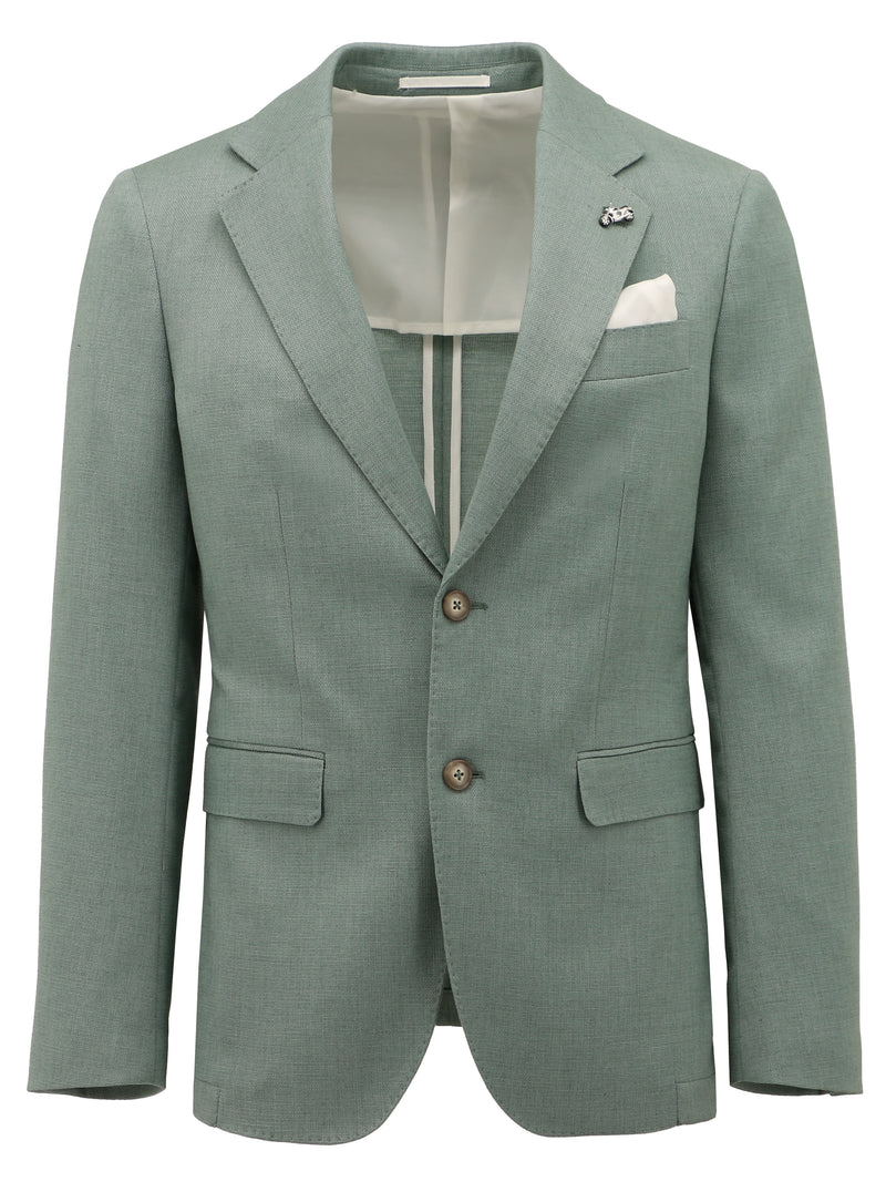Christian Brookes - Lang Sportscoat - Mint showcasing refined tailoring and modern silhouette in a soft mint hue.