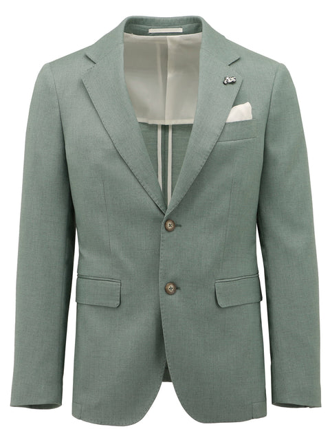 Christian Brookes - Lang Sportscoat - Mint showcasing refined tailoring and modern silhouette in a soft mint hue.