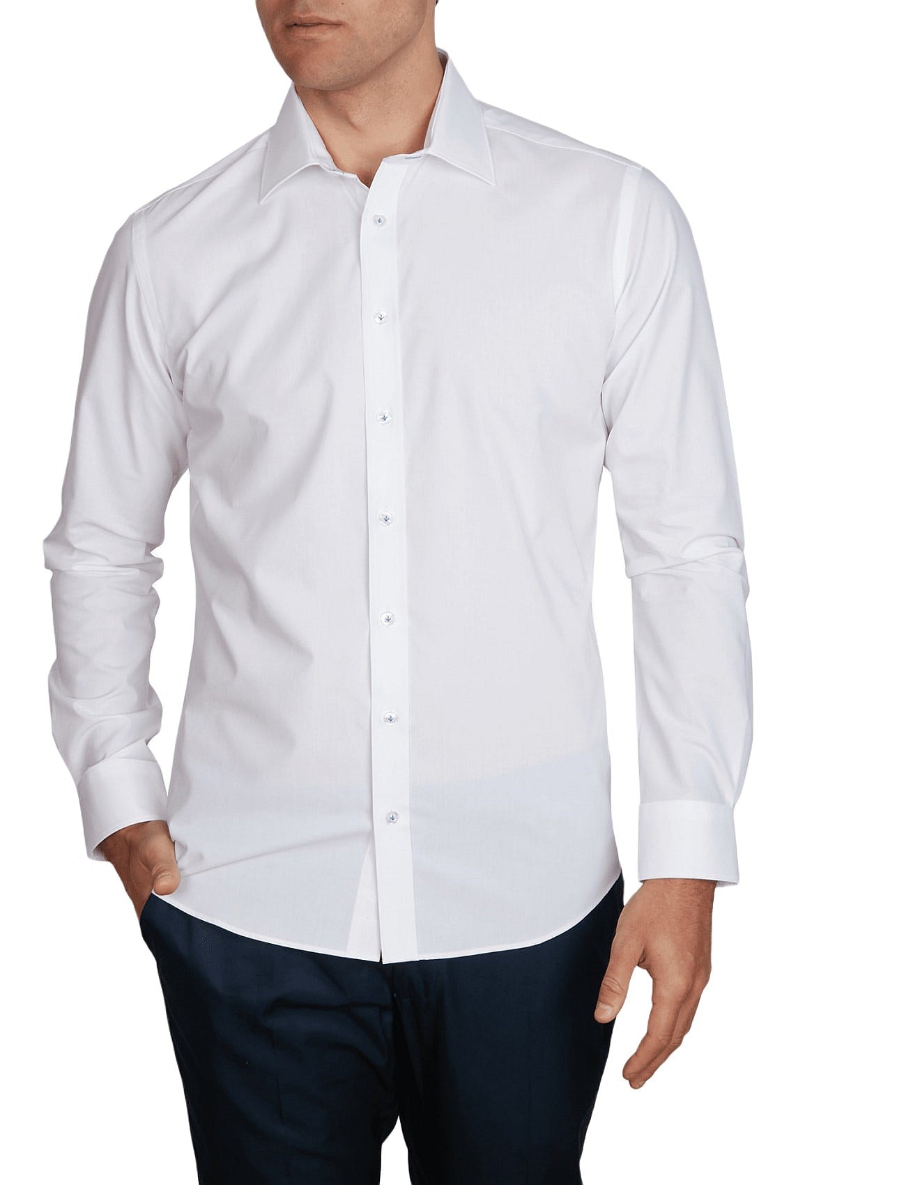Abelard - Slim Fit Business Shirt - White