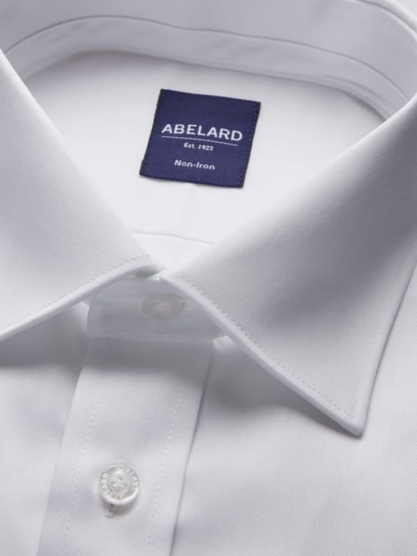 Abelard - Long Sleeve Business Shirt - Non-Iron - White