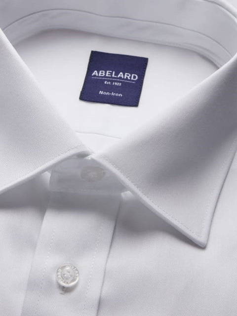 Abelard - Long Sleeve Business Shirt - Non-Iron - White
