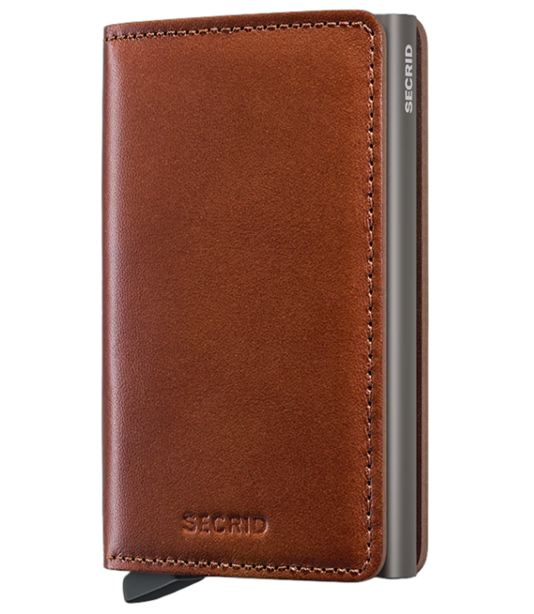 SEC0973-SADDLE-Secrid - RFID Texano Slimwallet - Tan