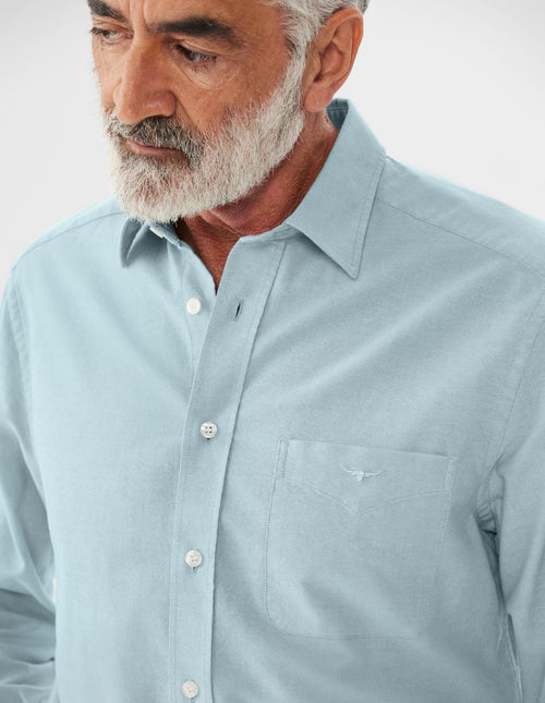 RM Williams - Collins Oxford Shirt - Green