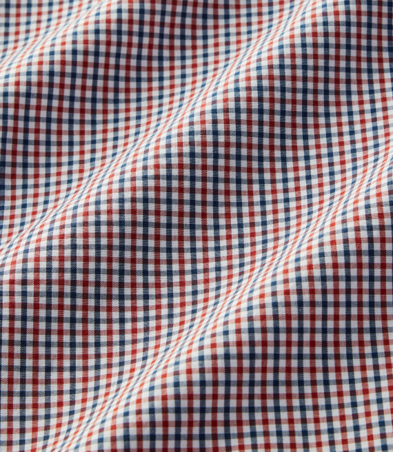 R.M.Williams - Whyalla Poplin Shirt - Check - Red/White/Navy