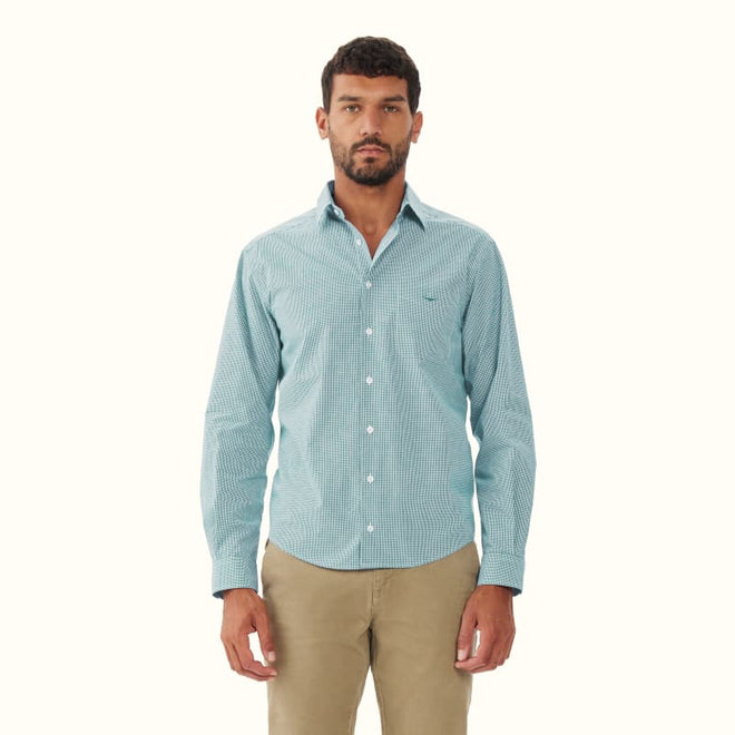 Coalcliff Shirt - Check - Green and White