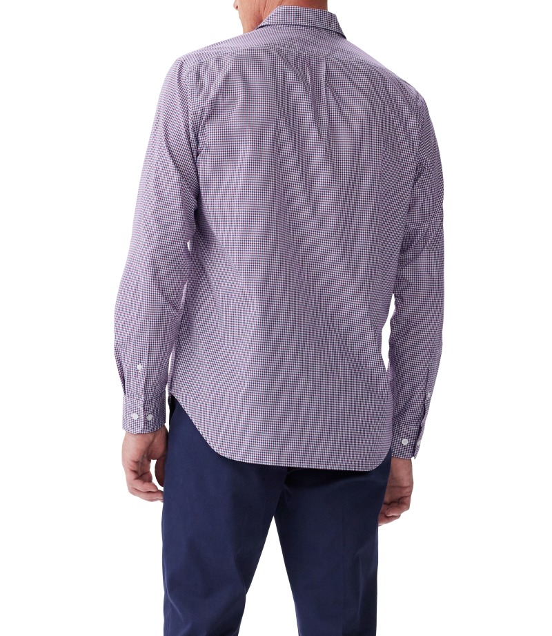 R.M.Williams - Poplin Shirt - Check - Navy/Red/White