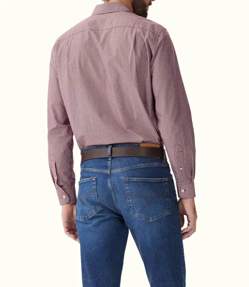 R.M.Williams - Classic Shirt - Check - Red Wheat