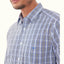RM Williams - Collins Shirt - Navy, Blue & White Check