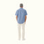 Hervey Shirt - Short Sleeve - Check - Blue & White