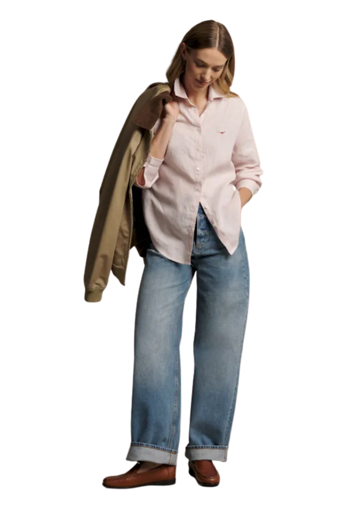 R.M.Williams -  Onley Linen Shirt - Pink