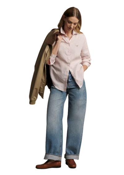R.M.Williams -  Onley Linen Shirt - Pink