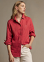 R.M.Williams - Onley Linen Shirt - Scarlet
