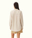 R.M.Williams - Crispin Linen Shirt - Stripe - Sepia Tint/White