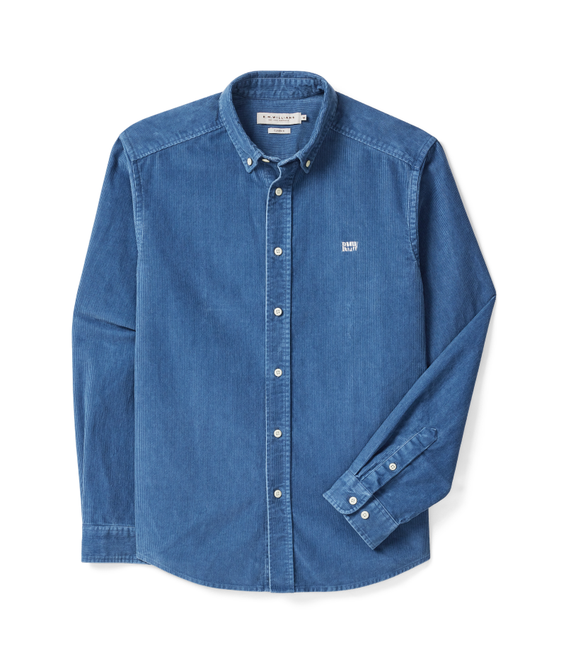 R.M.Williams - Darr Cord Shirt - Ensign Blue