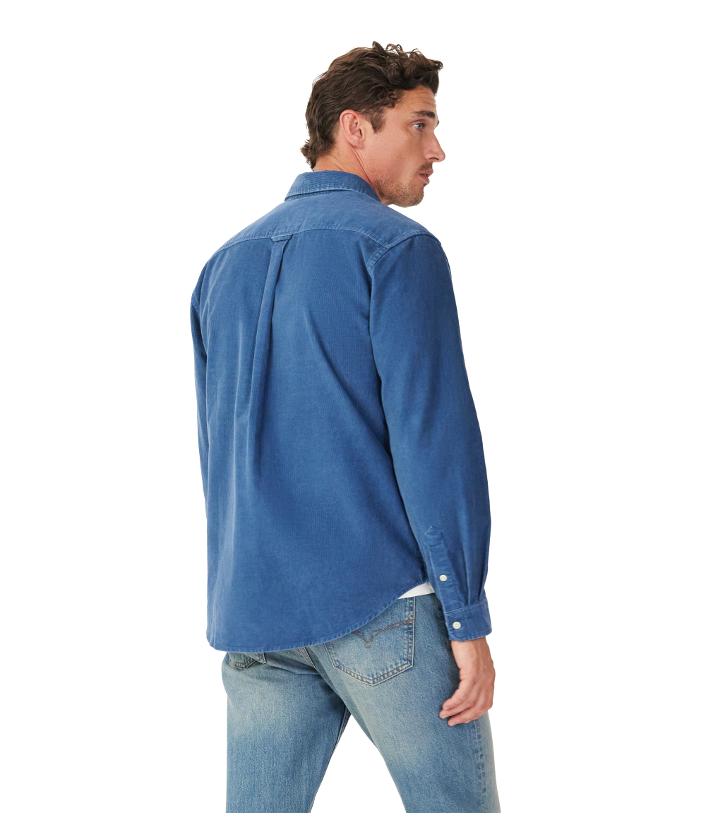 R.M.Williams - Darr Cord Shirt - Ensign Blue
