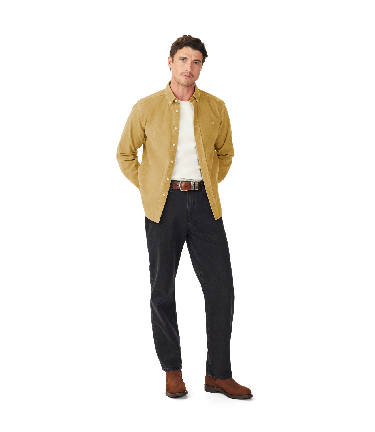 R.M.Williams - Darr Cord Shirt - Sand