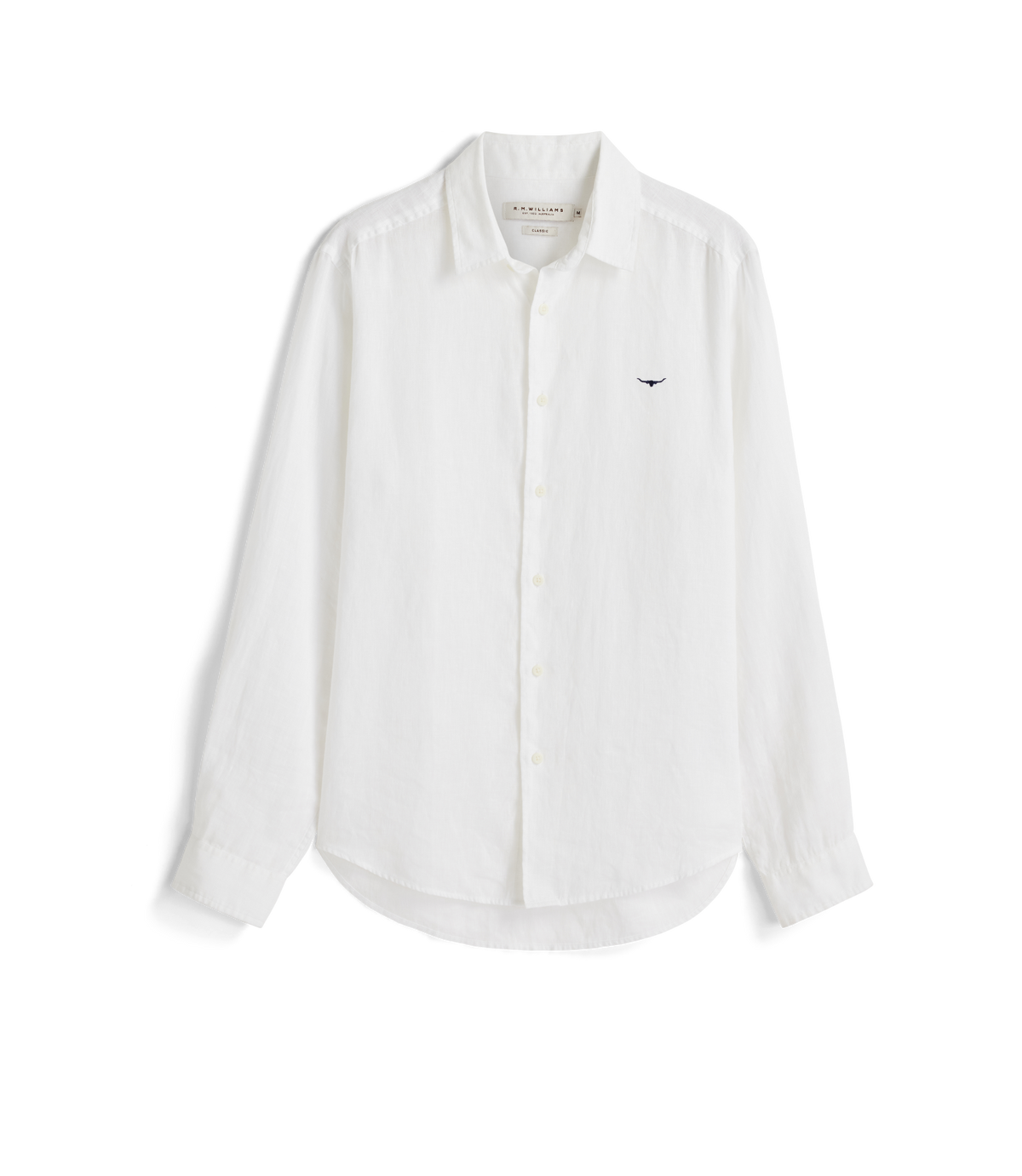 R.M.Williams - Newman French Linen Shirt - White