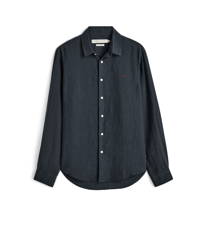 R.M.Williams - Newman Linen Shirt - Ink 