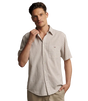 R.M.Williams -  SS Johnson Check Shirt - Tan