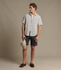R.M.Williams - Winton Short Sleeve Poplin Shirt - Check - White/Grey